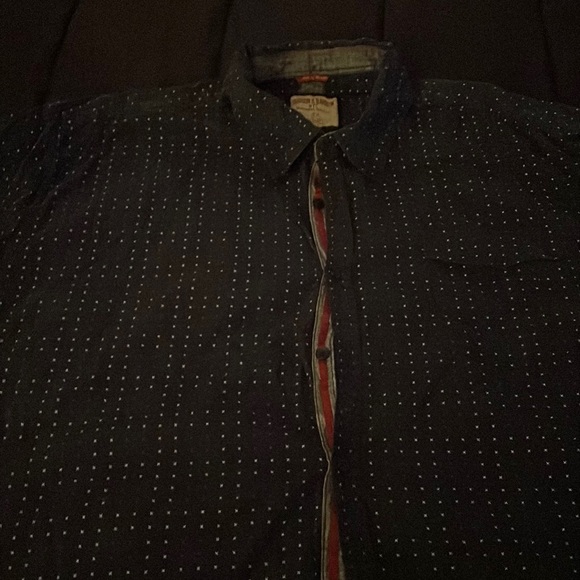 Black button up with dots - Picture 1 of 2